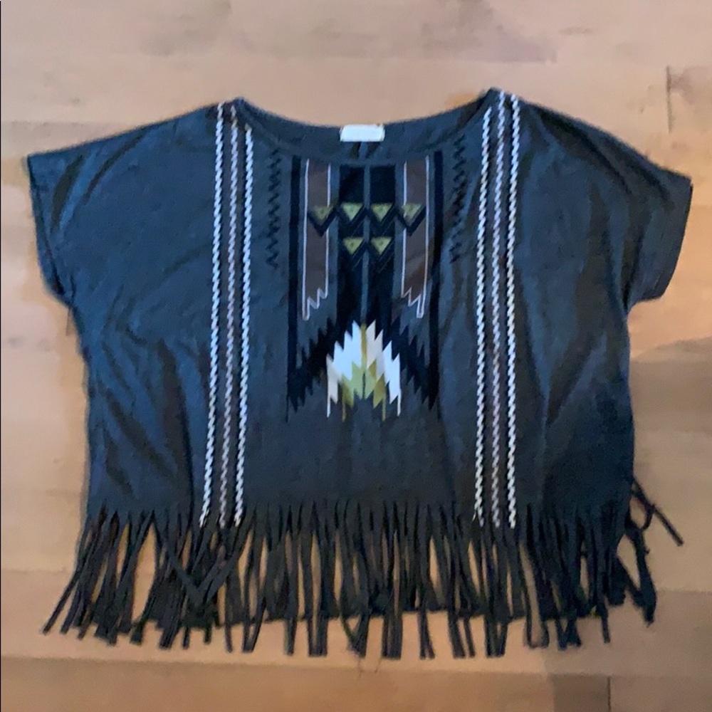 Fringe crop top